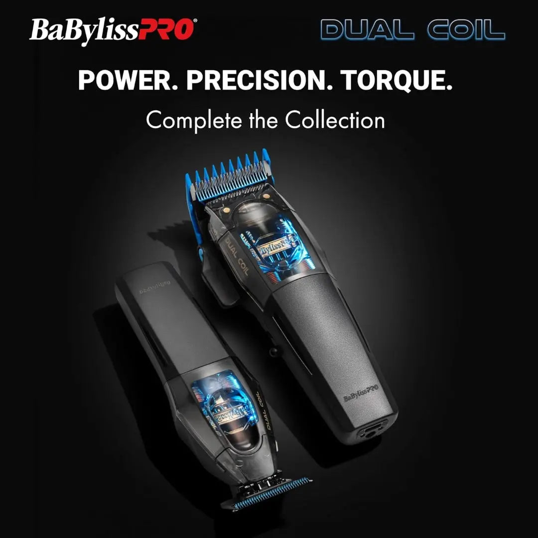 BaBylissPRO Dual-Coil 9,500 RPM Cordless Clipper – MIM Space Blade (FX95C)