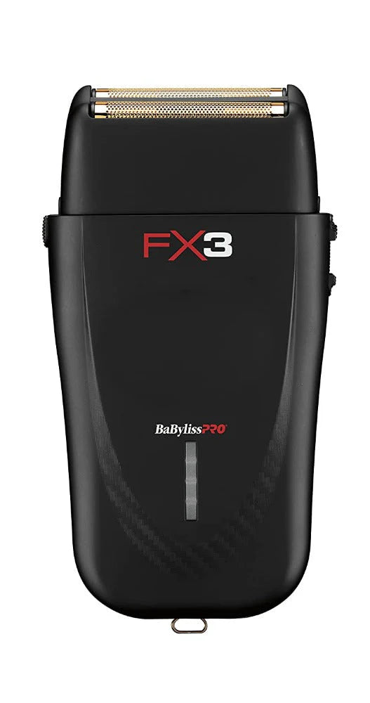 BaBylissPRO® FX3 Matte Black High-Speed Foil Shaver (FXX3SB) – Hypoallergenic Titanium Foils, 10,000 RPM