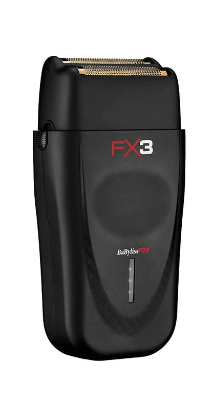 BaBylissPRO® FX3 Matte Black High-Speed Foil Shaver (FXX3SB) – Hypoallergenic Titanium Foils, 10,000 RPM