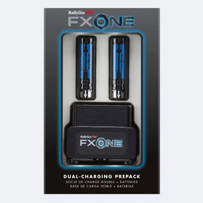 BaBylissPRO FXONE BlackFX Clipper & Trimmer Set – Brushless Barber Kit for Precision Fades, Lineups & Zero-Gap Cutting