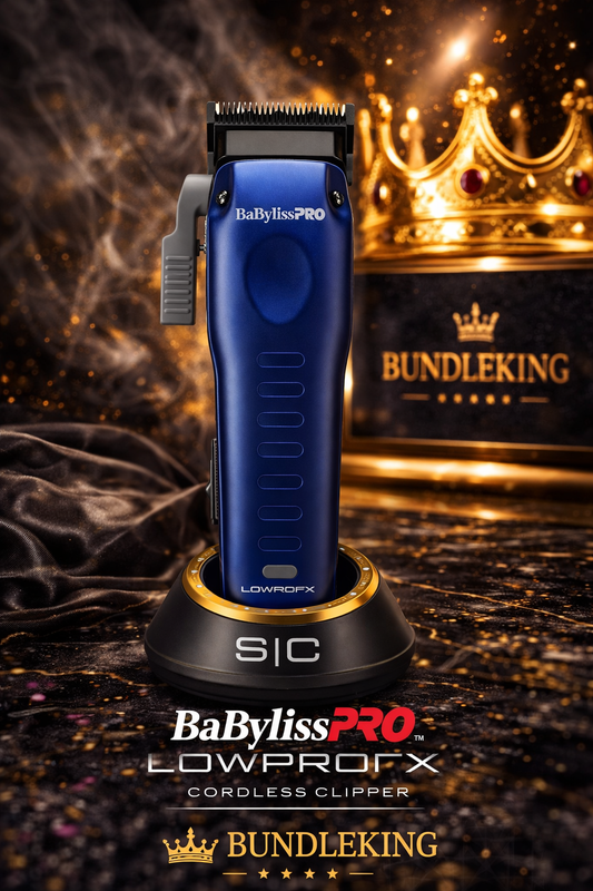 BaBylissPRO FXONE Lo‑PRO FX82 Compact Cordless Clipper – 6500 RPM, Titanium Fade Blade, USB‑C