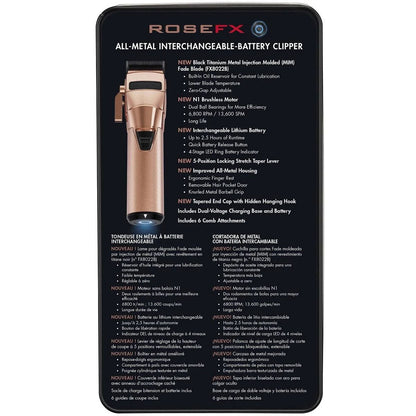 BaBylissPRO FXONE RoseFX Clipper FX899RG