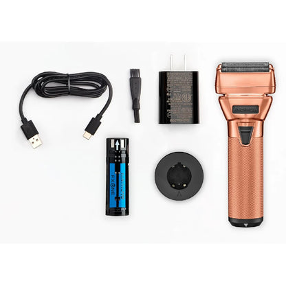BaBylissPRO FXONE Rose GoldFX All-Metal Interchangeable Battery Foil Shaver (FX79FSRG)