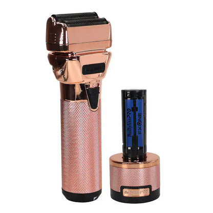 BaBylissPRO FXONE Rose GoldFX All-Metal Interchangeable Battery Foil Shaver (FX79FSRG)
