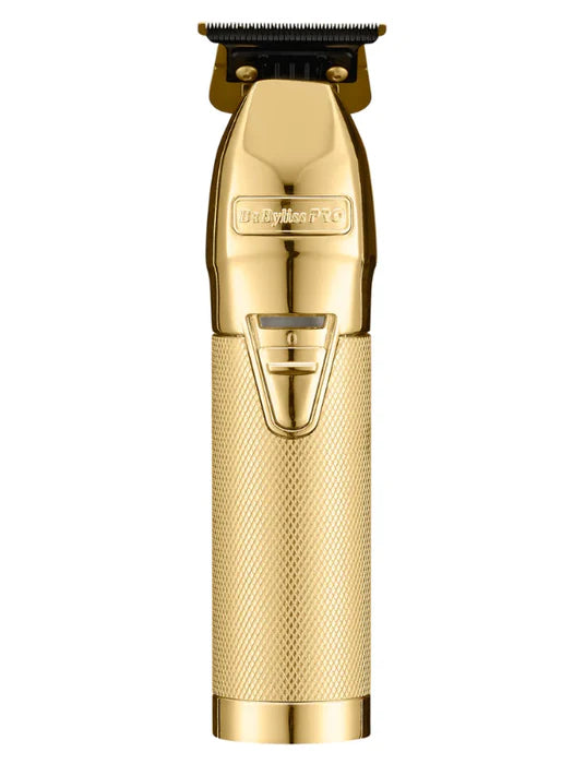 BaBylissPRO GoldFX+ Outlining Cordless Trimmer (FX787NG) – DLC/Titanium T-Blade, 7,200 RPM N1 Brushless Motor, 4-Hour Runtime, USB-C Charging