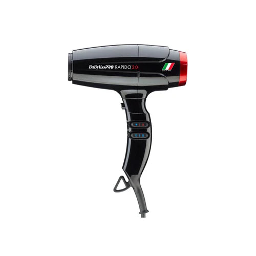 BaBylissPRO™ Rapido 2.0 High-Speed Professional Hair Dryer – 2000W Italian Brushless Motor (BRAP2)