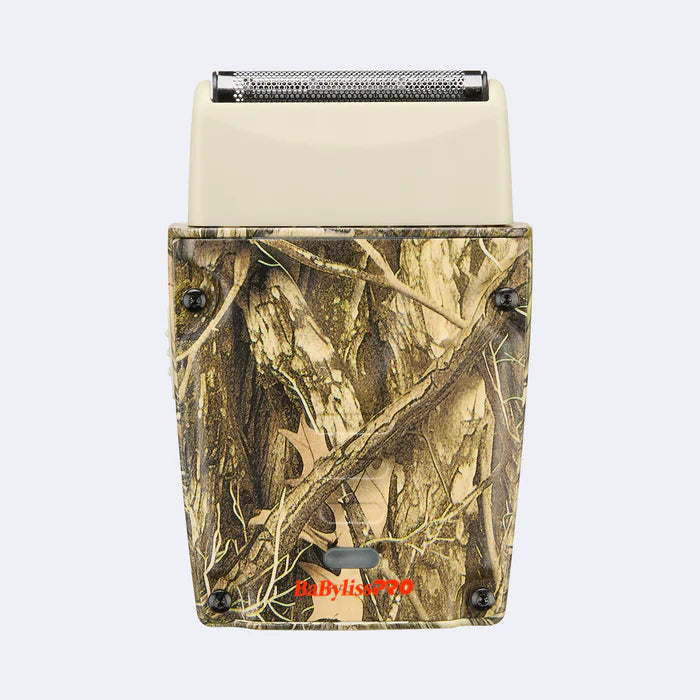 BaBylissPRO Lo-ProFX Compact Single-Foil Shaver Camo FXLPFS1CAM – 10,000 RPM Professional Barber Finishing Shaver