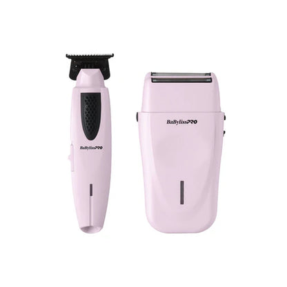 Bundle King BaByliss Dusty Rose Luxury Pro Station Kit (For My Ladies) 19 pieces + 2 free gifts + free shipping