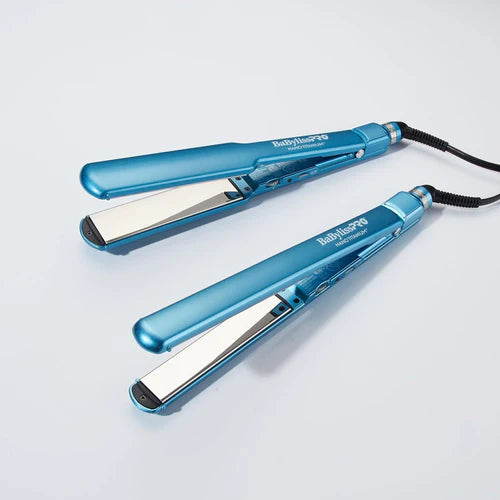BaBylissPRO Nano Titanium™ Ultra-Thin Flat Iron Duo Pack (1″ & 1.5″) BNTPP57UC – Professional Titanium Straightening Iron Set