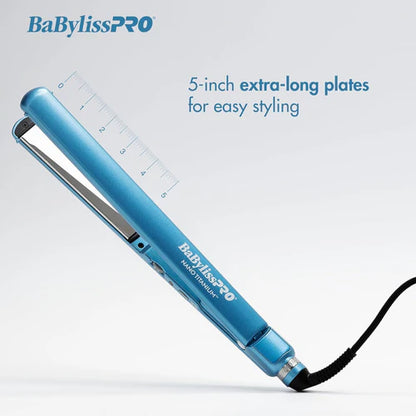 BaBylissPRO Nano Titanium™ Ultra-Thin Flat Iron Duo Pack (1″ & 1.5″) BNTPP57UC – Professional Titanium Straightening Iron Set