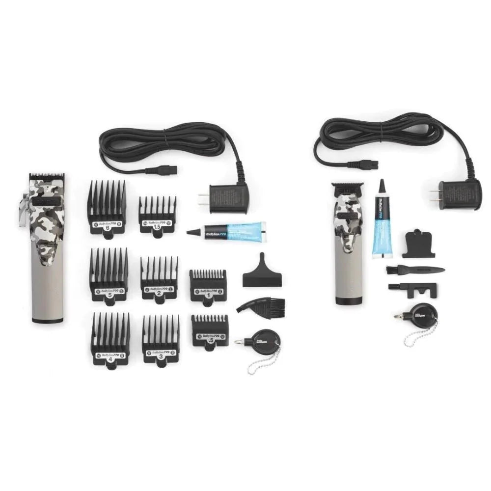 BaBylissPRO LimitedFX Camo Clipper & Trimmer Set (FXHOLPK2CAM) – Limited Availability