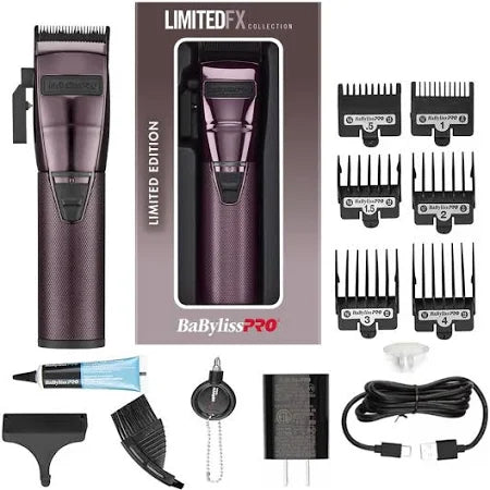BaBylissPRO LimitedFX Nightfall Purple All-Metal Cordless Clipper (FX870NP)