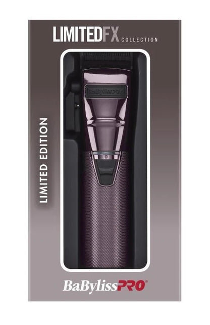 BaBylissPRO LimitedFX Nightfall Purple All-Metal Cordless Clipper (FX870NP)
