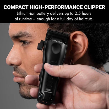 BaBylissPRO Lo-ProFX Compact Clipper – Matte Black FX82MB