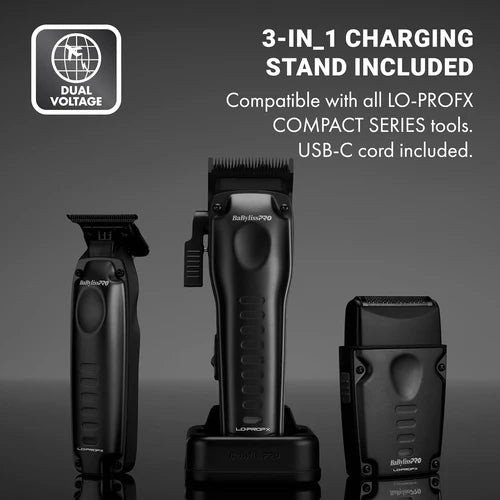 BaBylissPRO Lo-ProFX Compact Clipper – Matte Black FX82MB