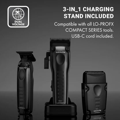 BaBylissPRO Lo-ProFX Compact Clipper – Matte Black FX82MB