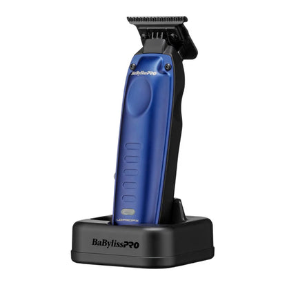 BaBylissPRO Lo-ProFX FX72 Compact Cordless Trimmer – 6500 RPM, T-Blade, USB-C (Blue)