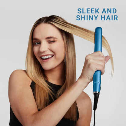 BaBylissPRO Nano Titanium Ultra-Sleek Flat Iron Value Set – 1" Full-Size & 3/4" Mini Straightening Irons for Smooth, Shiny Styling