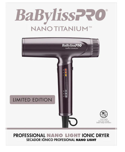 BaBylissPRO Nano Titanium Light Ionic High-Speed Hair Dryer (BNTC9200 Series)
