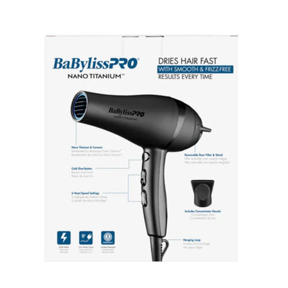 BaBylissPRO Nano Titanium Light Ionic High-Speed Hair Dryer (BNTC9200 Series)