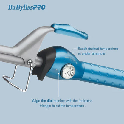 BaBylissPRO Nano Titanium™ 1" Spring Curling Iron – Professional Salon Curling Tool (BNT100S)