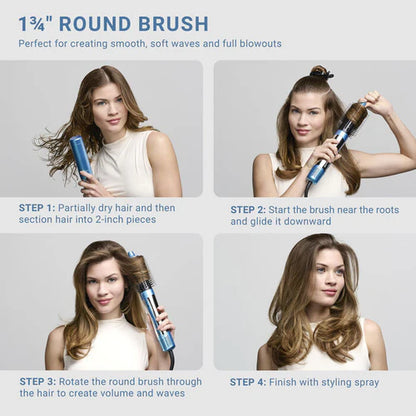 BaBylissPRO™ StyleSwitch Ionic Multi-Styler & Dryer – 5-in-1 Nano Titanium Styling System (BNTSS-5PK)