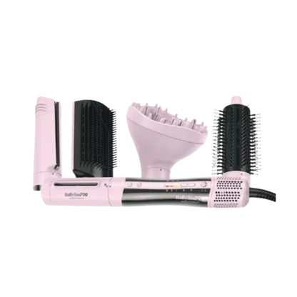 Bundle King BaByliss Dusty Rose Luxury Pro Station Kit (For My Ladies) 19 pieces + 2 free gifts + free shipping