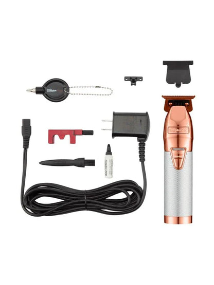 BaBylissPRO RoseFX+ Outlining Cordless Trimmer – Titanium Deep-Tooth T-Blade, 4hr Runtime, USB-C Fast Charging (FX787NRG)