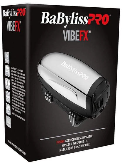 BaBylissPRO VIBEFX Cord/Cordless Massager FXSSM1 (silver)