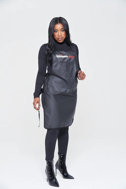 BaBylissPRO™ Barberology Barber Apron – Water-Repellent, Chemical-Resistant, 3 Zippered Pockets (BBAPRON)