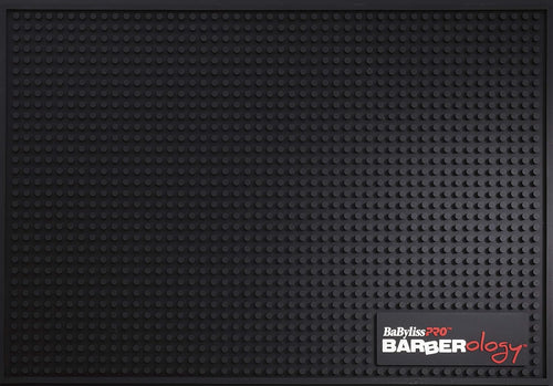 BaBylissPRO™ Barberology Workstation Mat – Non-Slip Heat-Resistant Barber Tool Organizer (18” x 12”)
