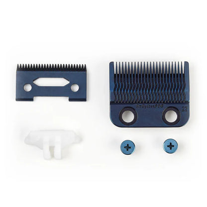 BaBylissPRO® Blue Titanium MIM Precision Fade Blade (FX8022BL) – Metal Injection Molded Replacement Blade for FX870, FX825, FX829, FX899 & FX673 Clippers