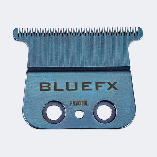 BaBylissPRO® Blue Titanium Standard Tooth T-Blade (FX707BL) – Zero Gap Adjustable Replacement Blade for FX Trimmers