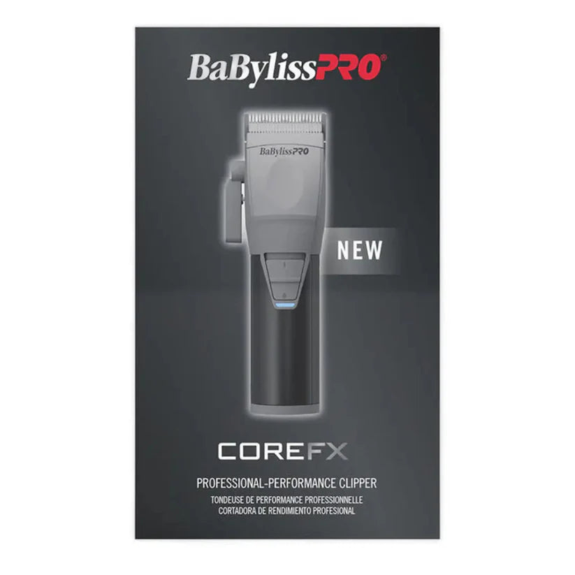 BaBylissPRO™ CoreFX Cordless Clipper (FX86) — Brushless Pro Motor, Zero-Gap Precision