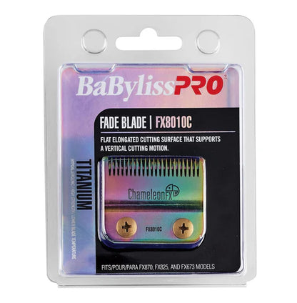 BaBylissPRO® ChameleonFX Titanium Fade Blade (FX8010C) – Zero Gap Adjustable Replacement Fade Blade for FX870, FX825 & FX673 Clippers