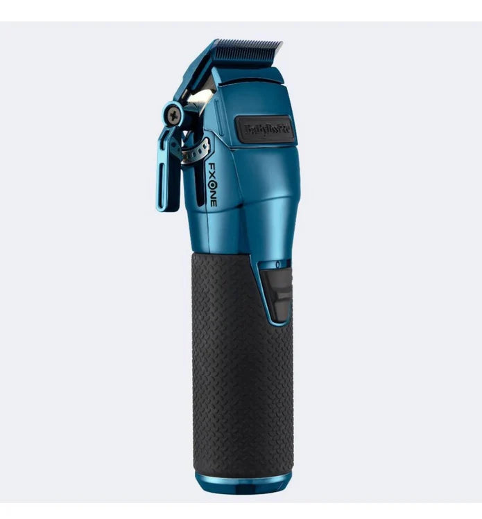 BaBylissPRO FXONE BlueFX Clipper (FX899BL) – Limited Edition Black & Blue, Fade Blade, 6,800 RPM N1 Brushless Motor, Interchangeable Battery System