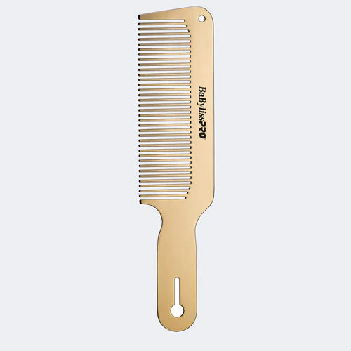 BaBylissPRO™ GoldFX Metal Comb 2-Piece Set — 9″ Clipper + 7.5″ Cutting