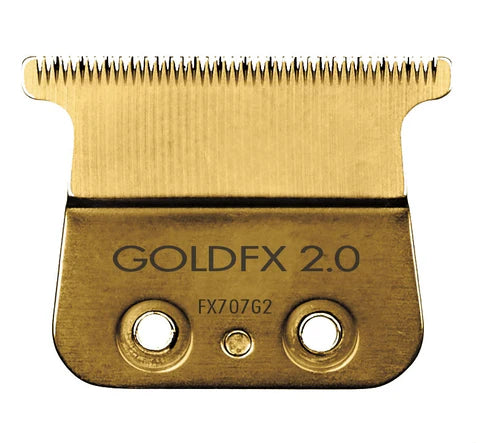 BaBylissPRO® GoldFX Titanium Deep Tooth Trimmer Blade (FX707G2) – Zero Gap Adjustable T-Blade for FX787, FX797, FX726 & FX773N Trimmers