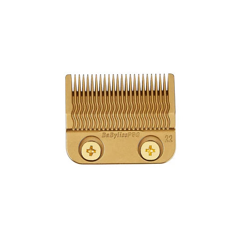 BaBylissPRO® Gold Titanium MIM Precision Fade Blade (FX8022G) – Metal Injection Molded Replacement Blade for FX870, FX825, FX829, FX899 & FX673 Clippers