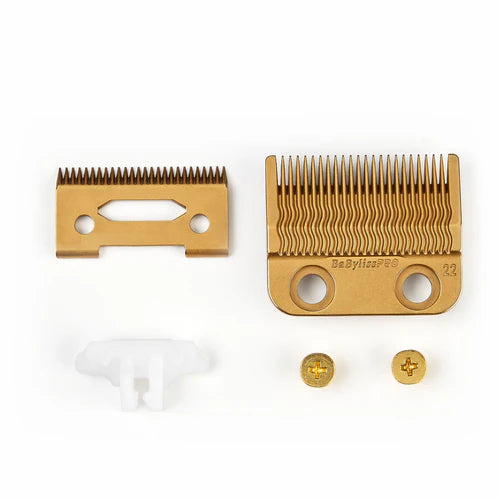 BaBylissPRO® Gold Titanium MIM Precision Fade Blade (FX8022G) – Metal Injection Molded Replacement Blade for FX870, FX825, FX829, FX899 & FX673 Clippers