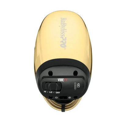 BaBylissPRO FXSSMG Cordless Stainless Steel Massager (GOLD) – Brushless, 2-Speed Pro Relief