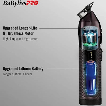 BaBylissPRO LimitedFX Limited Edition Nightfall Collection Purple All-Metal Lithium Trimmer #FX787NP