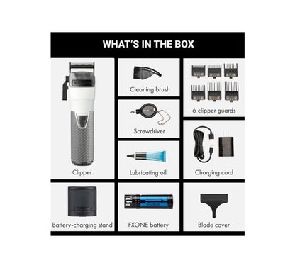 BaBylissPRO FXONE Frostbyte Clipper – All-Metal Interchangeable Battery (FX899TW)