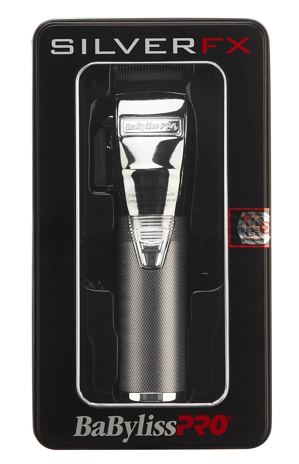 BaBylissPRO FX870S Silver Cordless Clipper – Professional Closeout Edition (Limited Stock