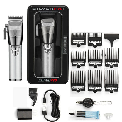 BaBylissPRO FX870S Silver Cordless Clipper – Professional Closeout Edition (Limited Stock
