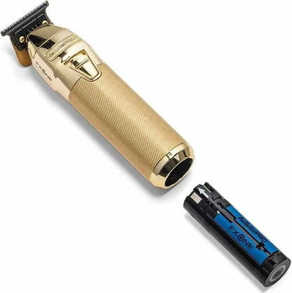 BaBylissPRO FXONE GOLDFX All-Metal Cordless Trimmer (FX799G) – Interchangeable Battery, Brushless Motor