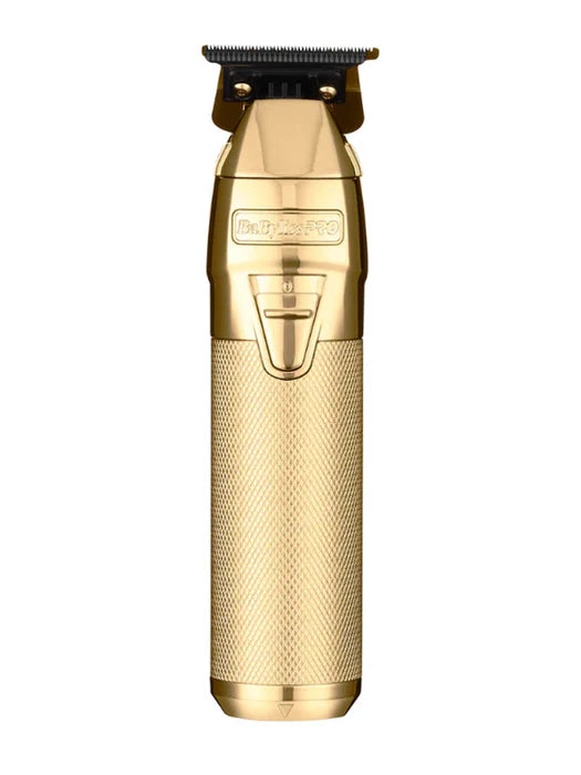 BaBylissPRO FXONE GOLDFX All-Metal Cordless Trimmer (FX799G) – Interchangeable Battery, Brushless Motor