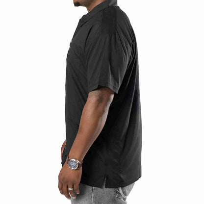 Barber Strong™ Professional Barber Jacket – Black | Lightweight, Water-Resistant NanoShield Barber Uniform