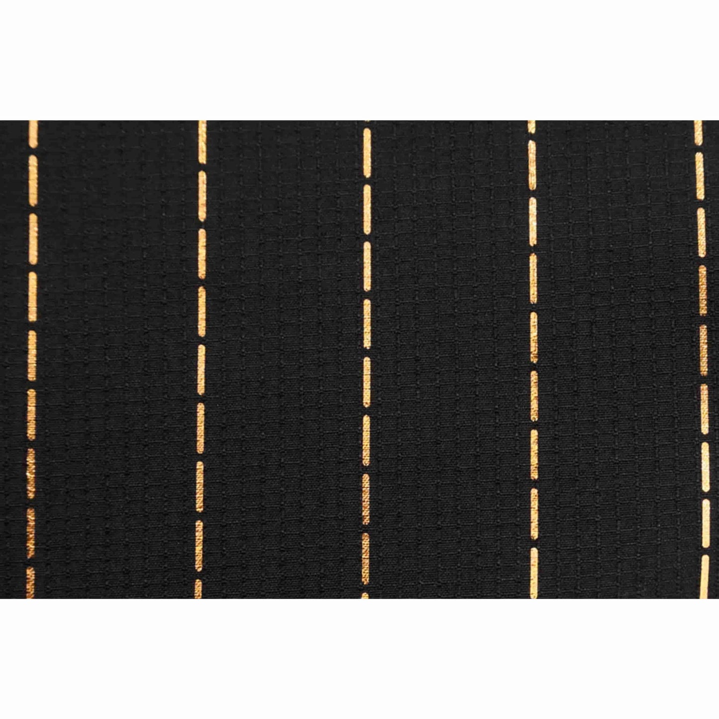 Barber Strong™ Classic Barber Cape – Black & Gold Pinstripe | Premium Anti-Static, Water-Resistant Cutting Cape
