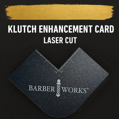 BarberWorks™ Klutch Card – Precision Color Enhancement Template for Beards, Hairlines & Lineups